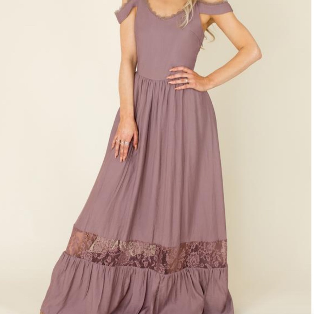 NFS - ISO Joyfolie Coral dress in Mauve sz M/S